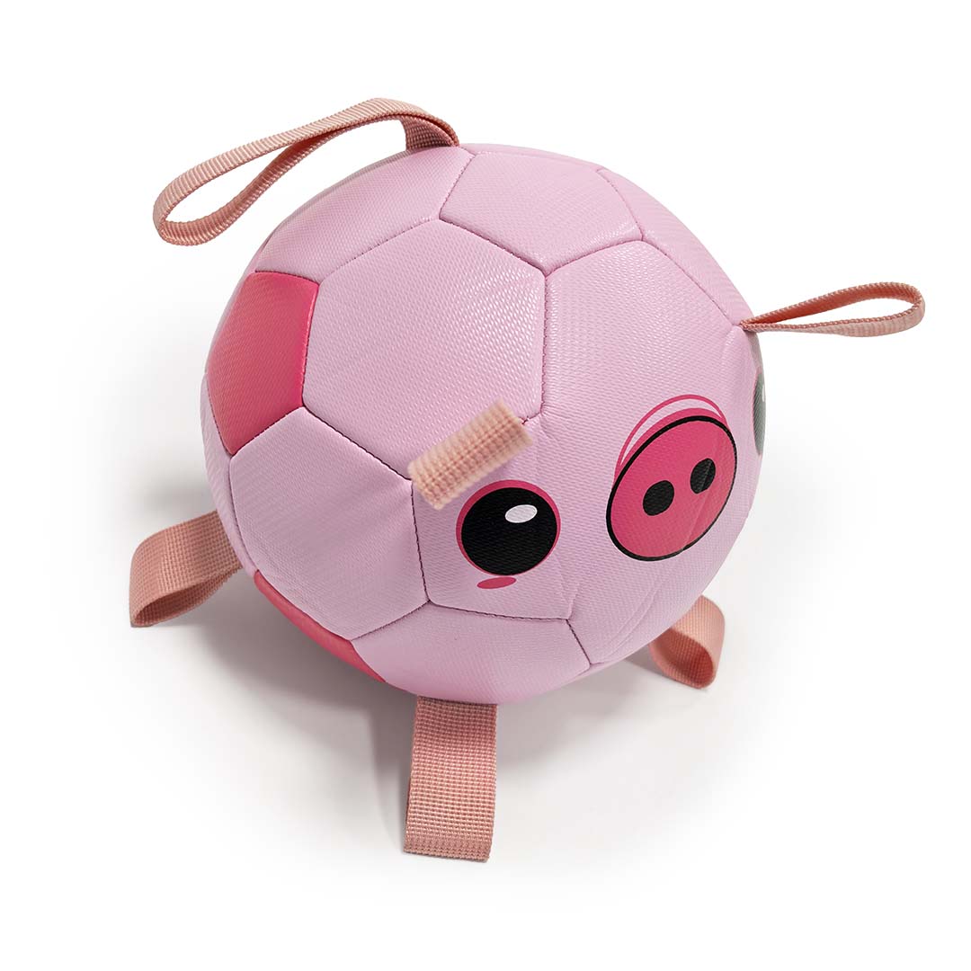 Fußball Piggy mit Pumpe Rosa - Product shot
