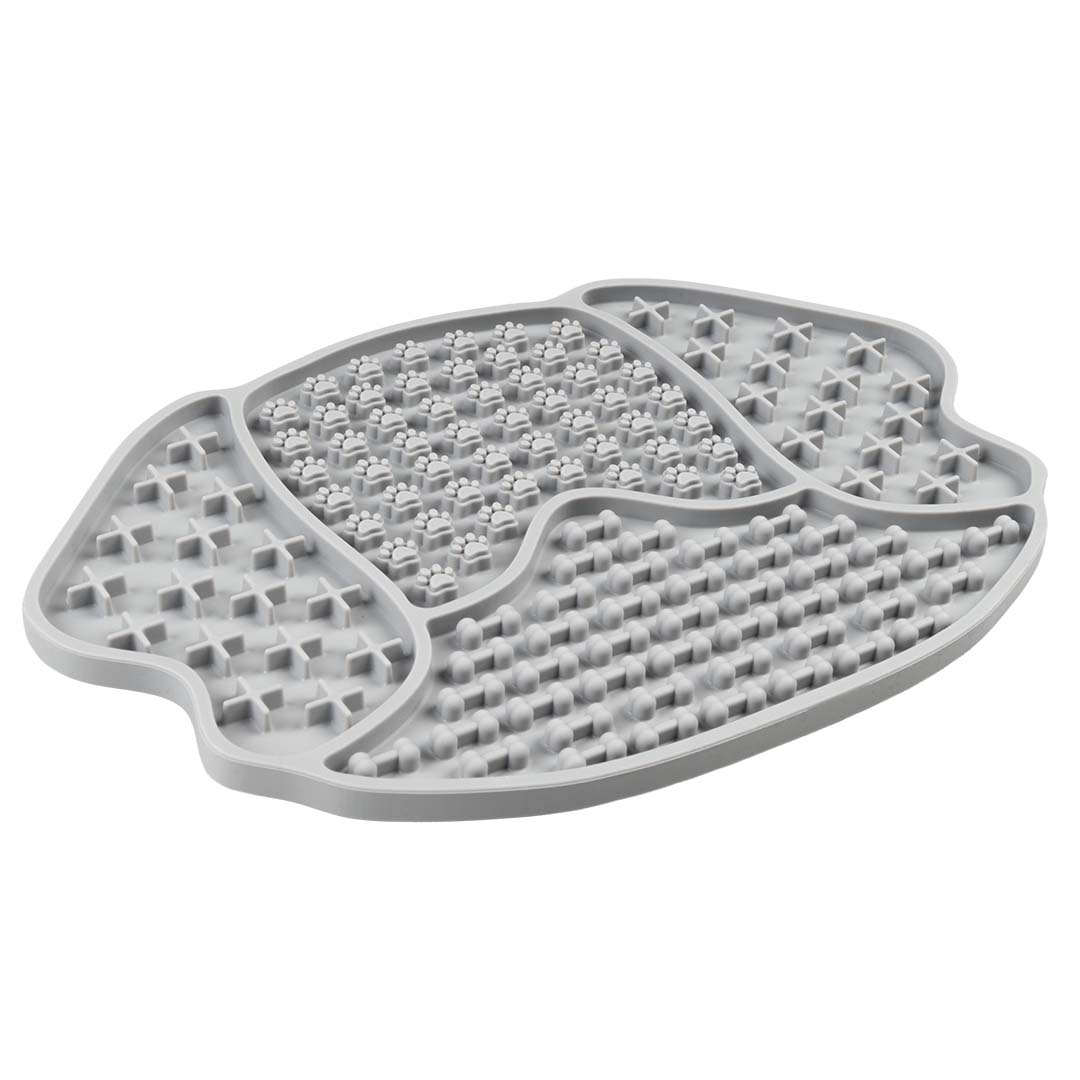 Alfombra para lamer perro Gris - Product shot