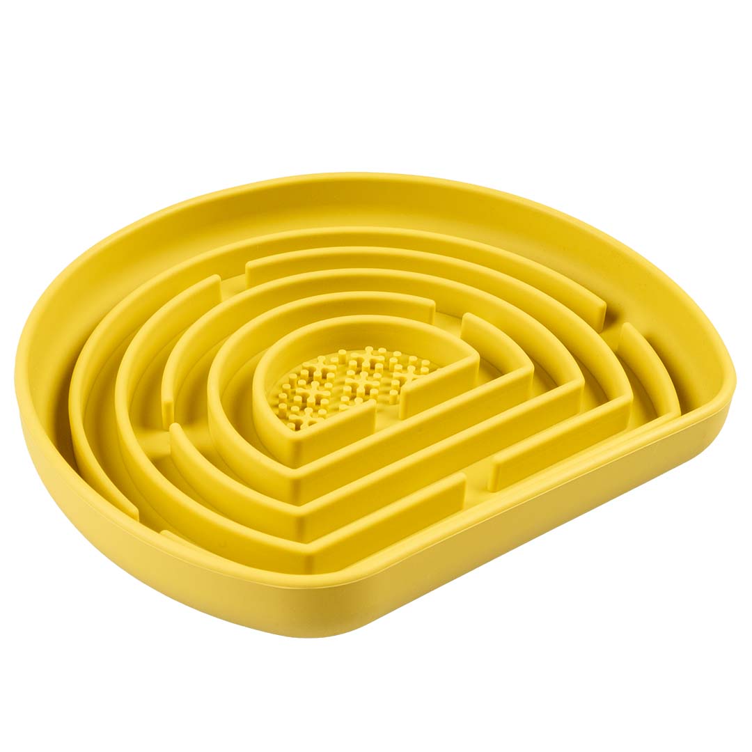 Anti-schrok eetkom boog Geel - Product shot