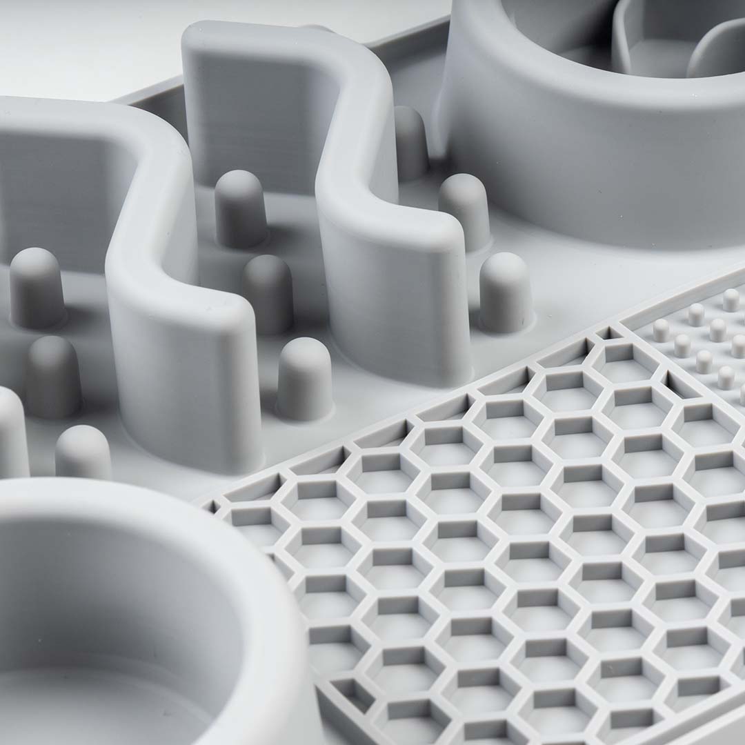Anti-schrok eetkom 4-in-1 Grijs - Detail 1
