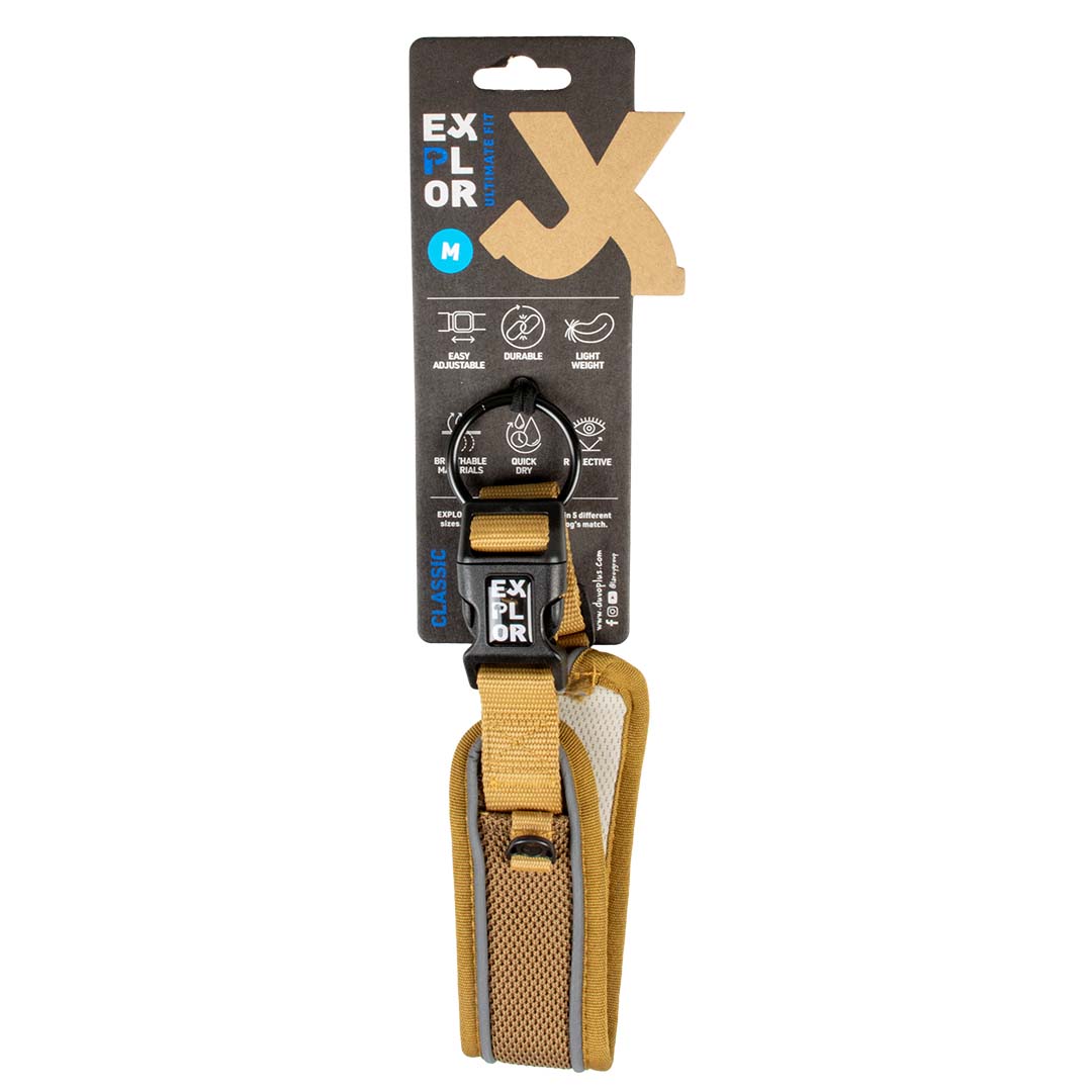 Ultimate Fit Control halsband Classic Honey gold - Verpakkingsbeeld