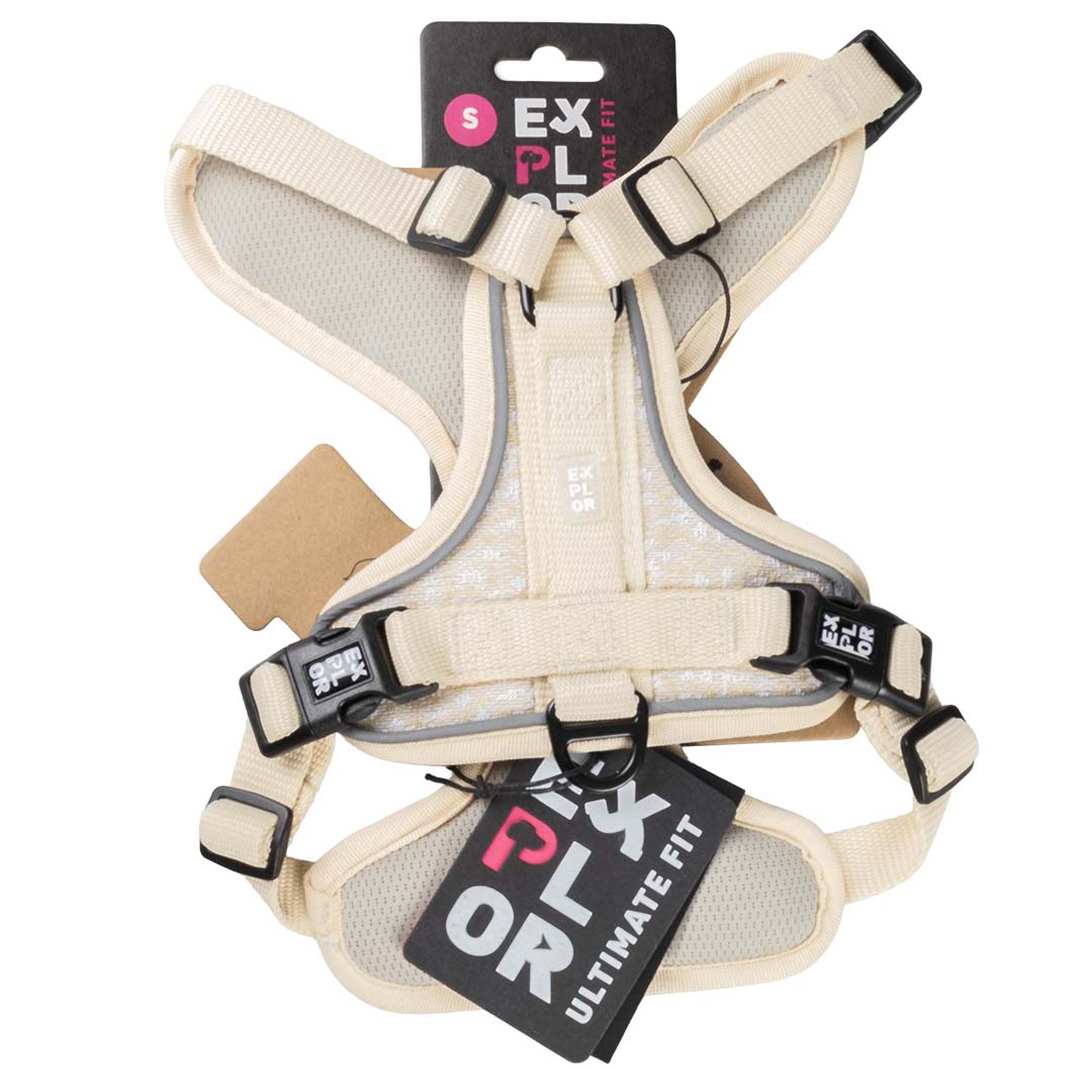 Ultimate Fit No-Pull harnas Fashion Antique white - Verpakkingsbeeld