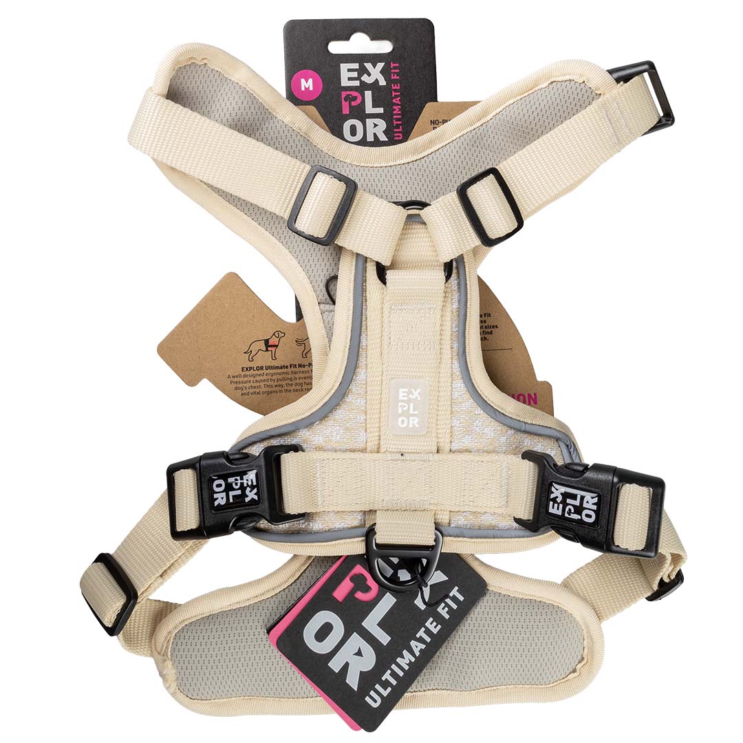 Ultimate Fit No-Pull harnas Fashion Antique white - Verpakkingsbeeld