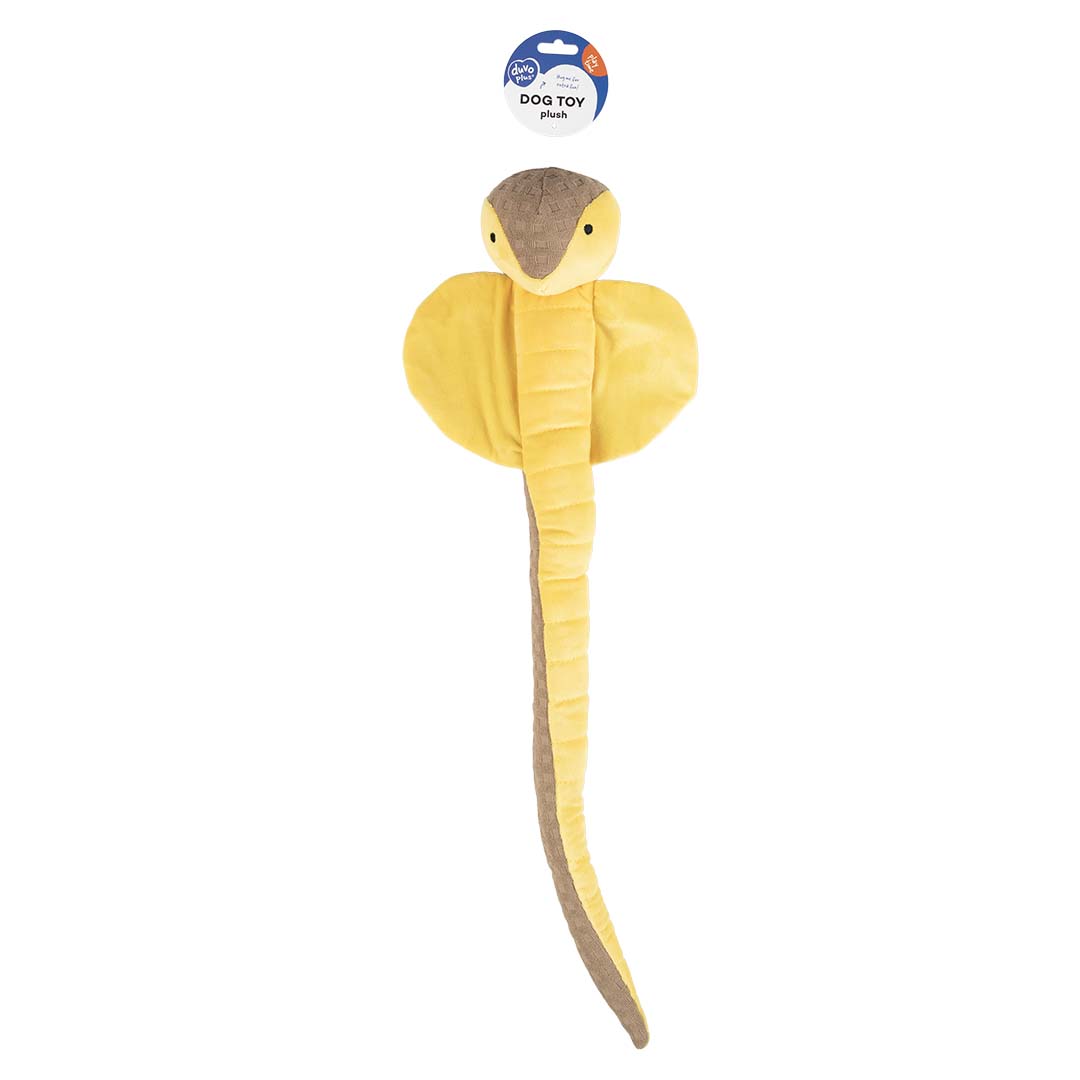 Pluche cobra crackle & snuffle Geel/bruin - Verpakkingsbeeld