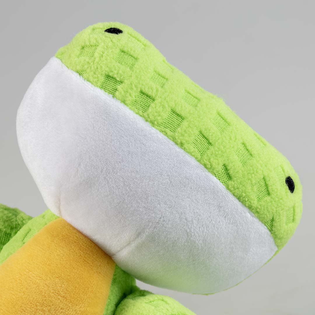 Plush frog crackle & snuffle Green/yellow - Laroy Group