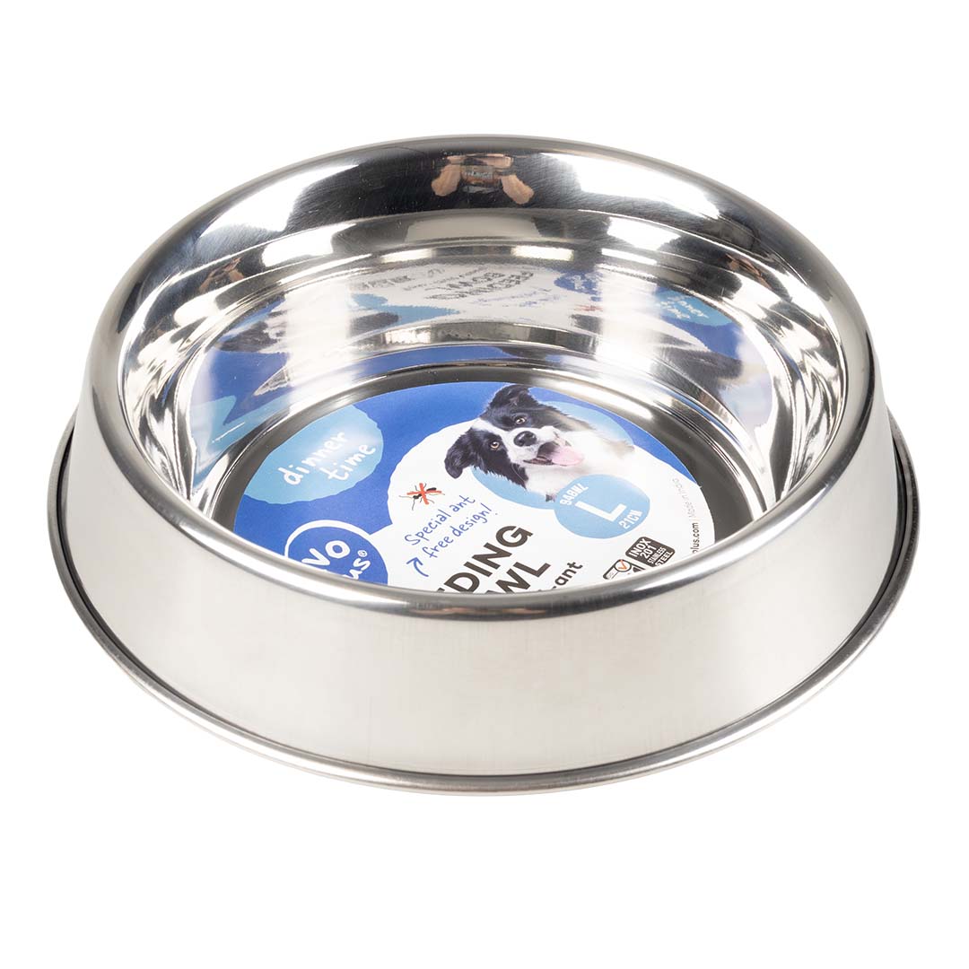Eetkom Glossy anti-mier Zilver - Verpakkingsbeeld