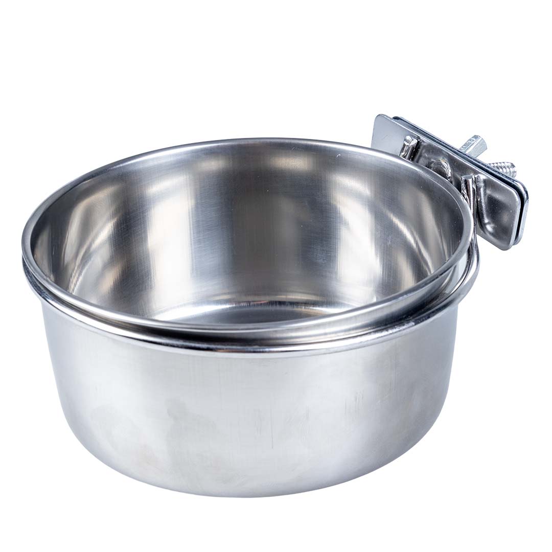 Futternapf Vogel Inox + 1 Schraube Silber - <Product shot>
