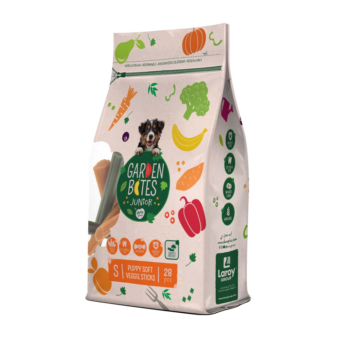 Garden Bites Puppy soft veggie sticks Multicolor - Verpakkingsbeeld