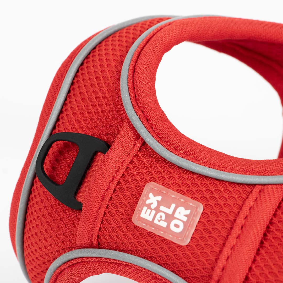 Ultimate fit perro pequeño arnés Rojo - Detail 3