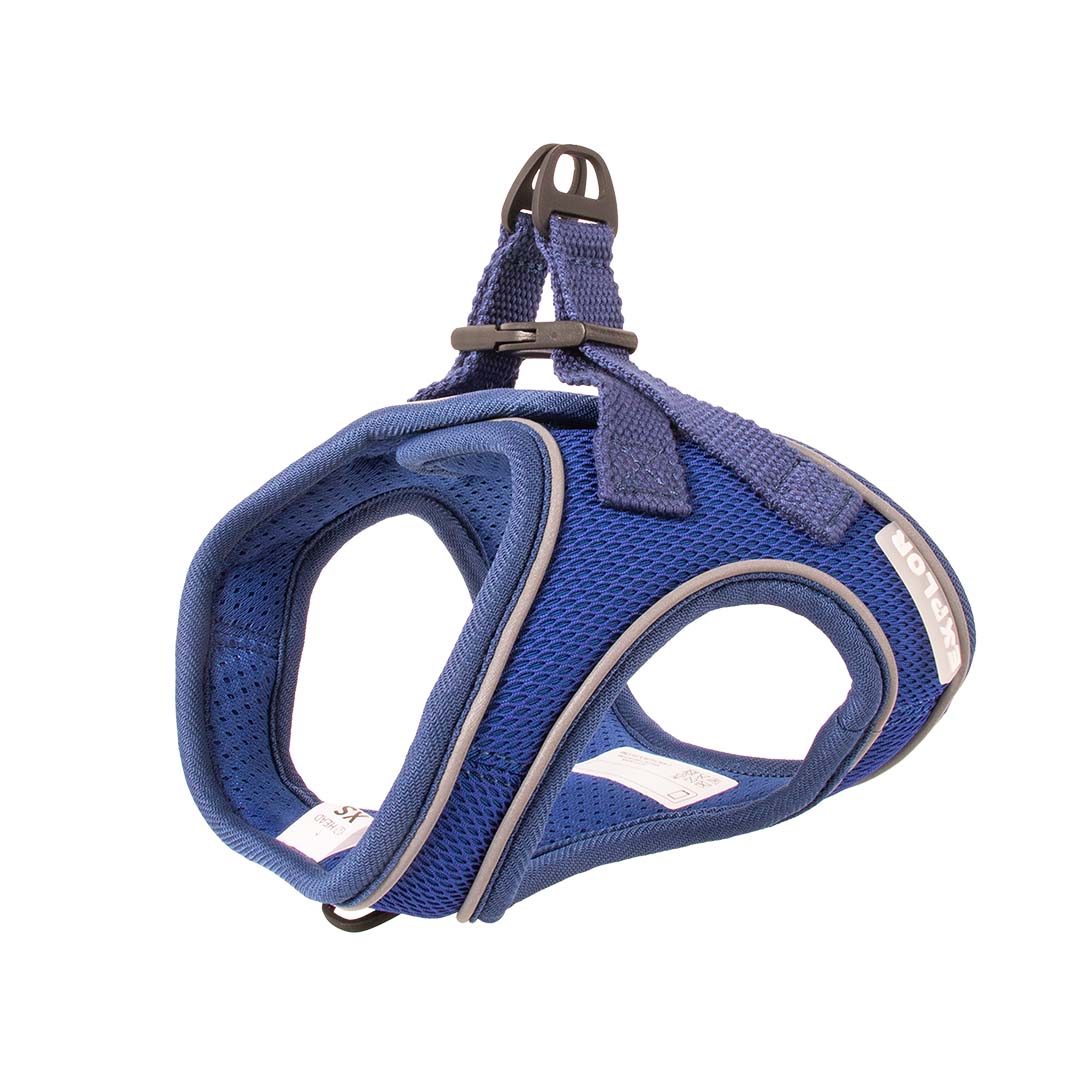 Ultimate fit kleine hond harnas Blauw - <Product shot>