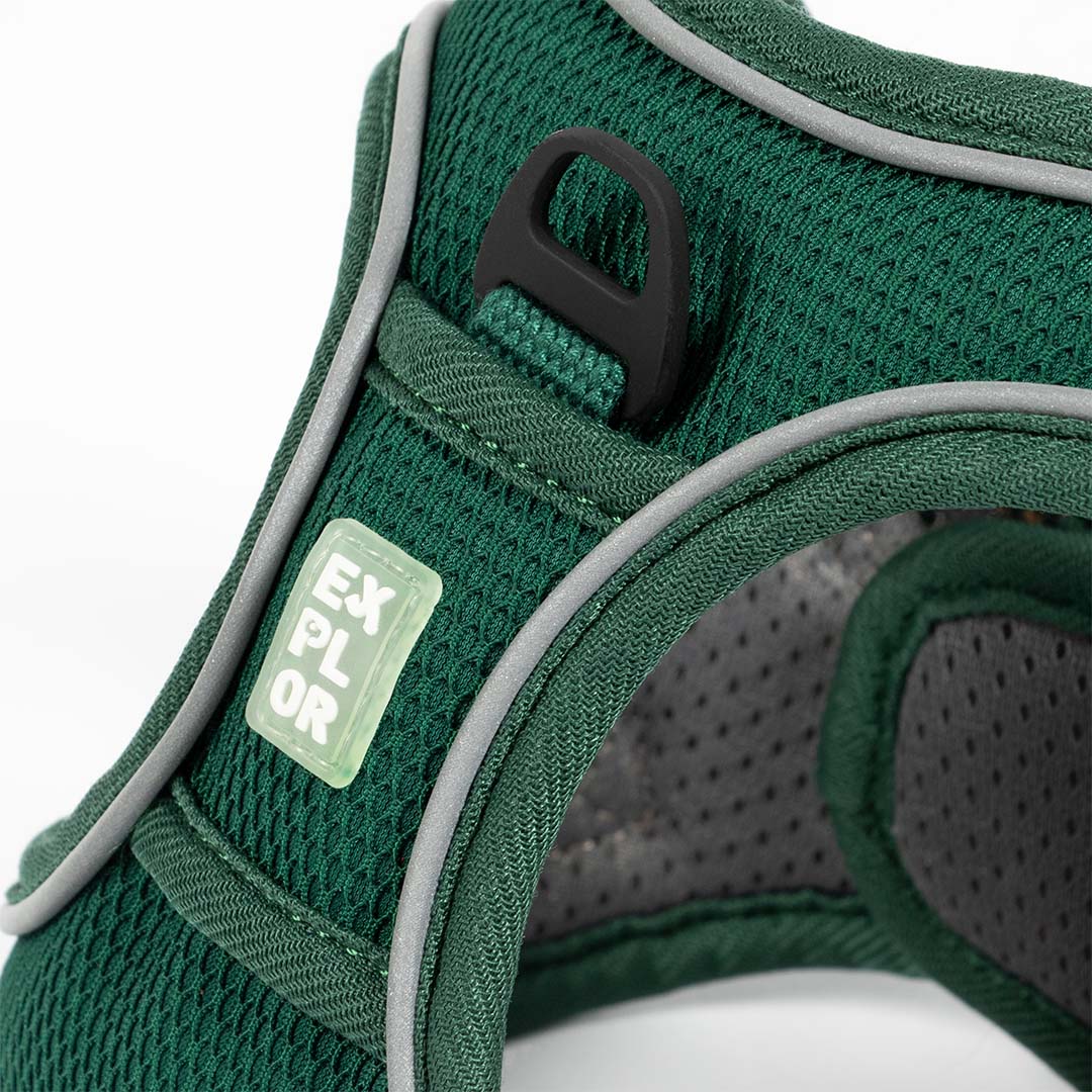 Ultimate fit kleine hond harnas Groen - Detail 3