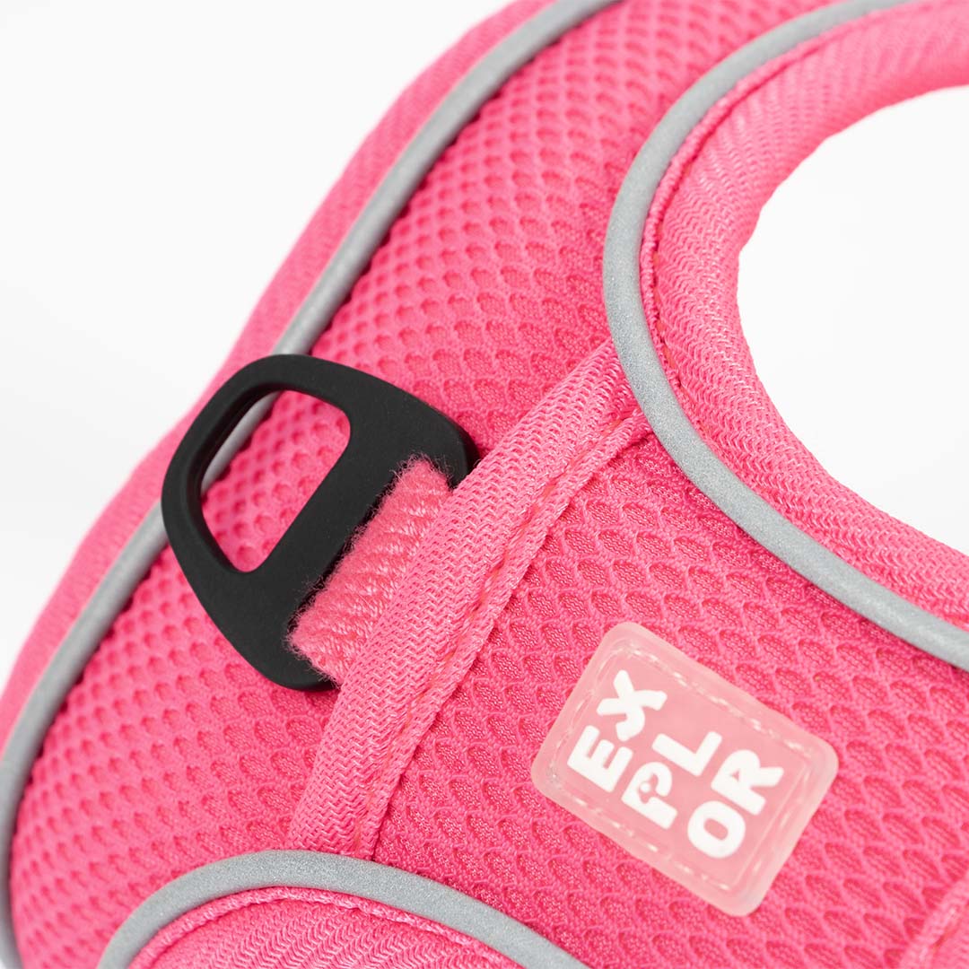 Ultimate fit perro pequeño arnés Rosa - Detail 3