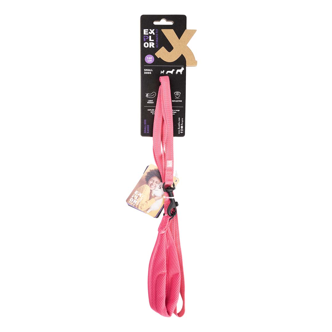 Ultimate fit perro pequeño correa Rosa - Verpakkingsbeeld