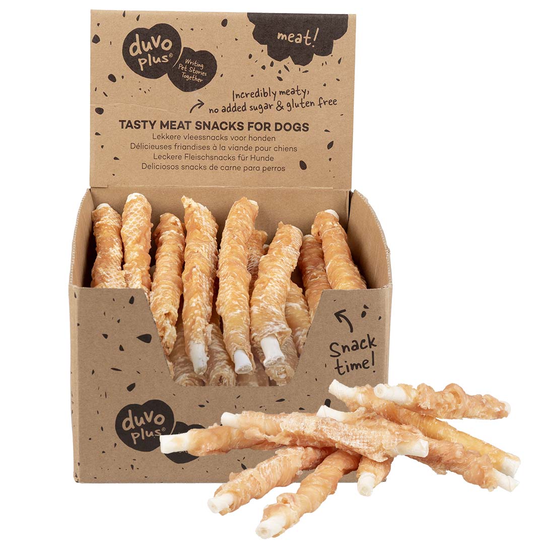 meat! bâtonnets de peau de bœuf & poulet - <Product shot>