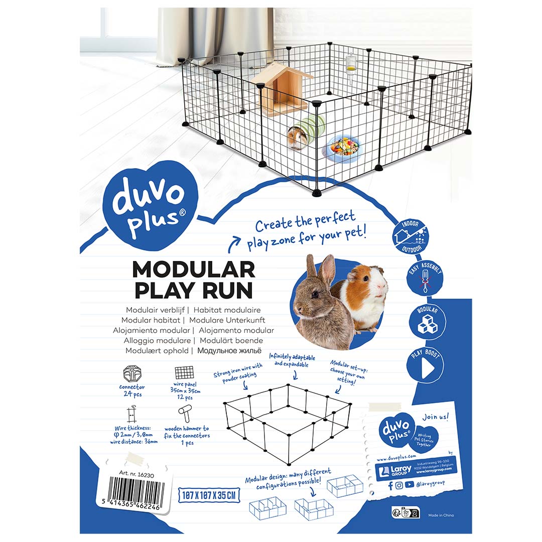 Modulair verblijf kleine zoogdieren Zwart - Detail 1