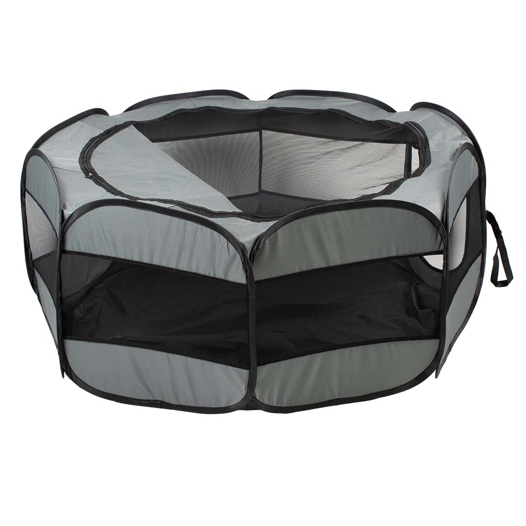 Opvouwbare speelren voor huisdieren Lichtgrijs - <Product shot>