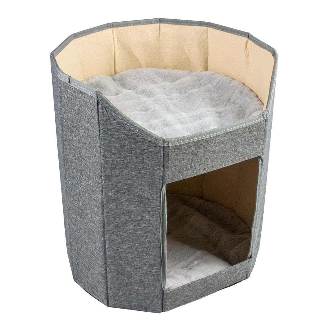 Kattenhuis Greta Grijs - Product shot