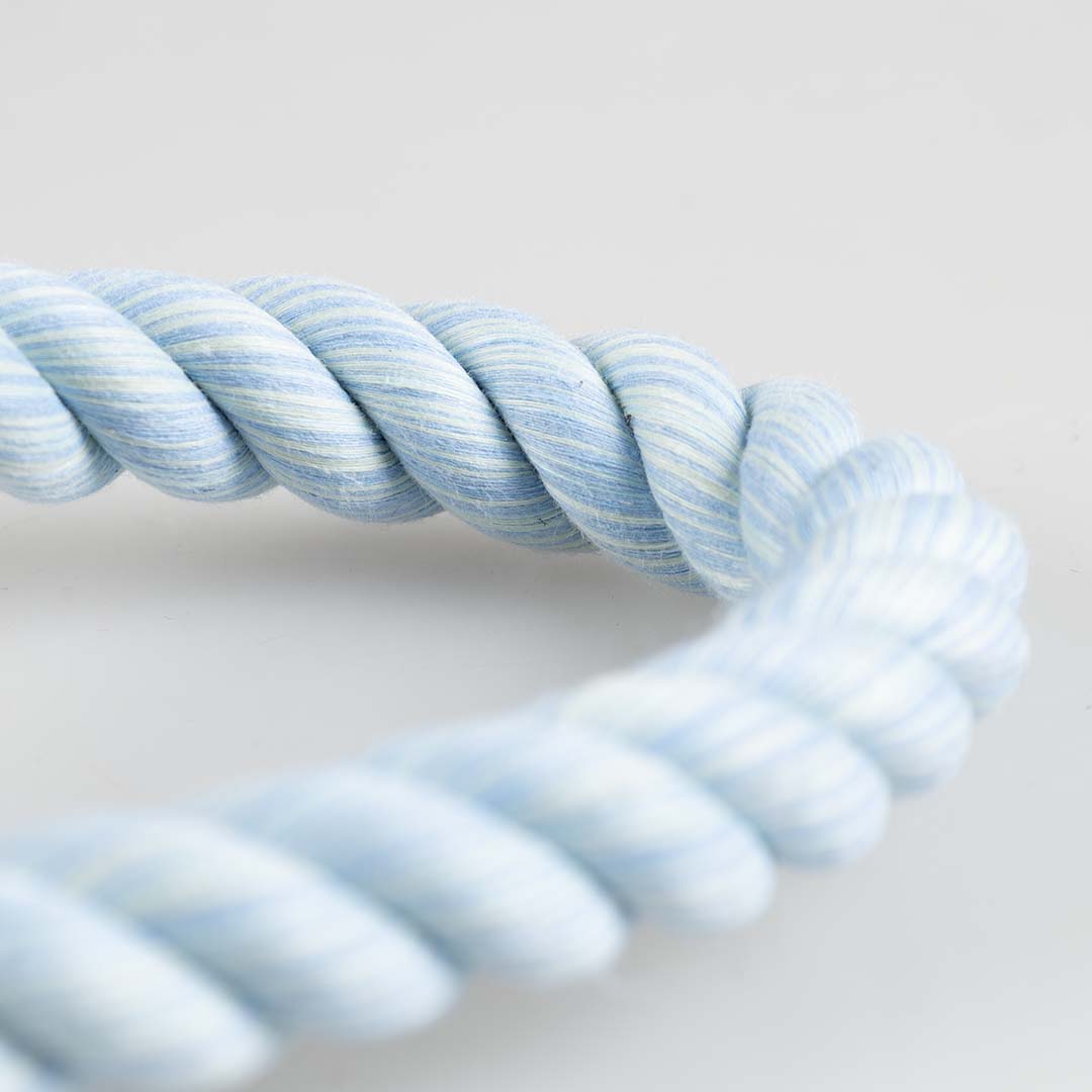 Flossy tuggertouw met 2 lussen Blauw - Detail 2