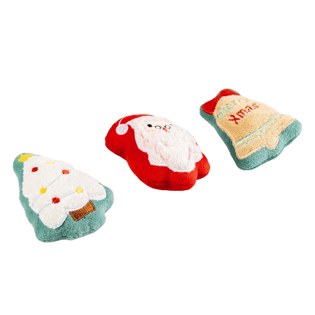 Xmas pluche kerst mix Gemengde kleuren - Detail 2