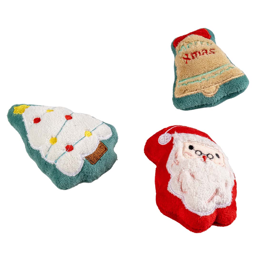 Xmas pluche kerst mix Gemengde kleuren - Product shot