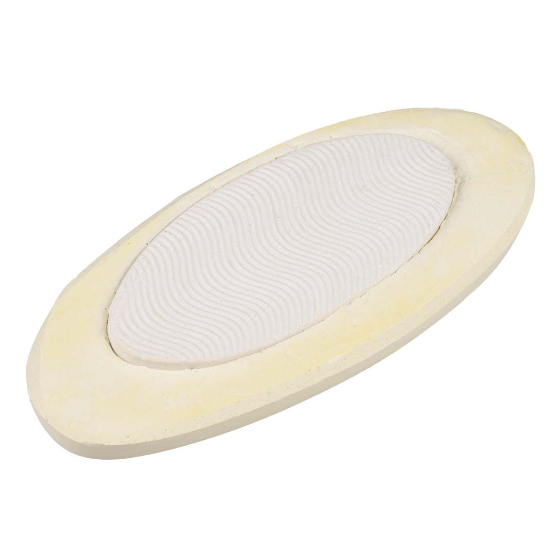 Calciumschaal & mineraalsteen ECO Geel/wit - Product shot