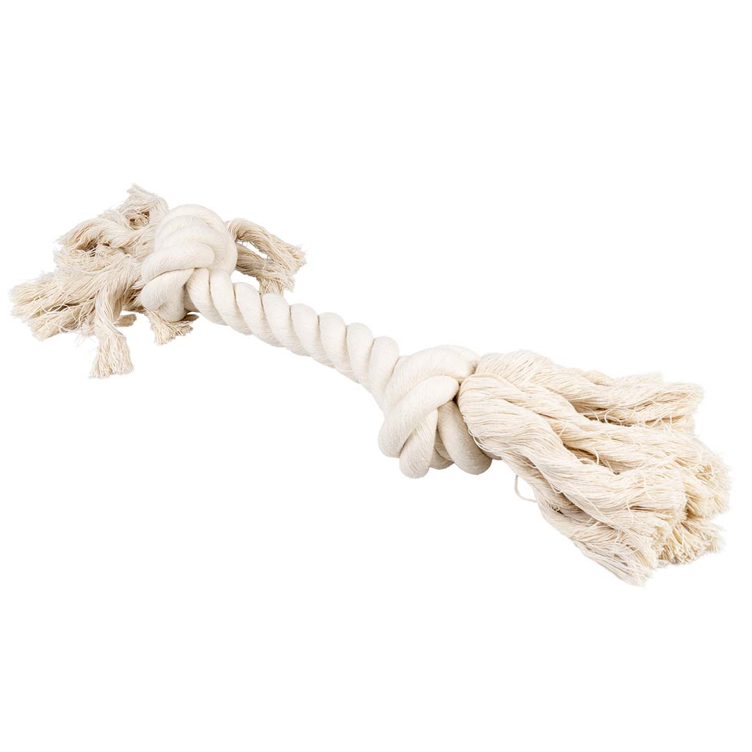 ECO Cotton touw met 2 knopen Wit - <Product shot>