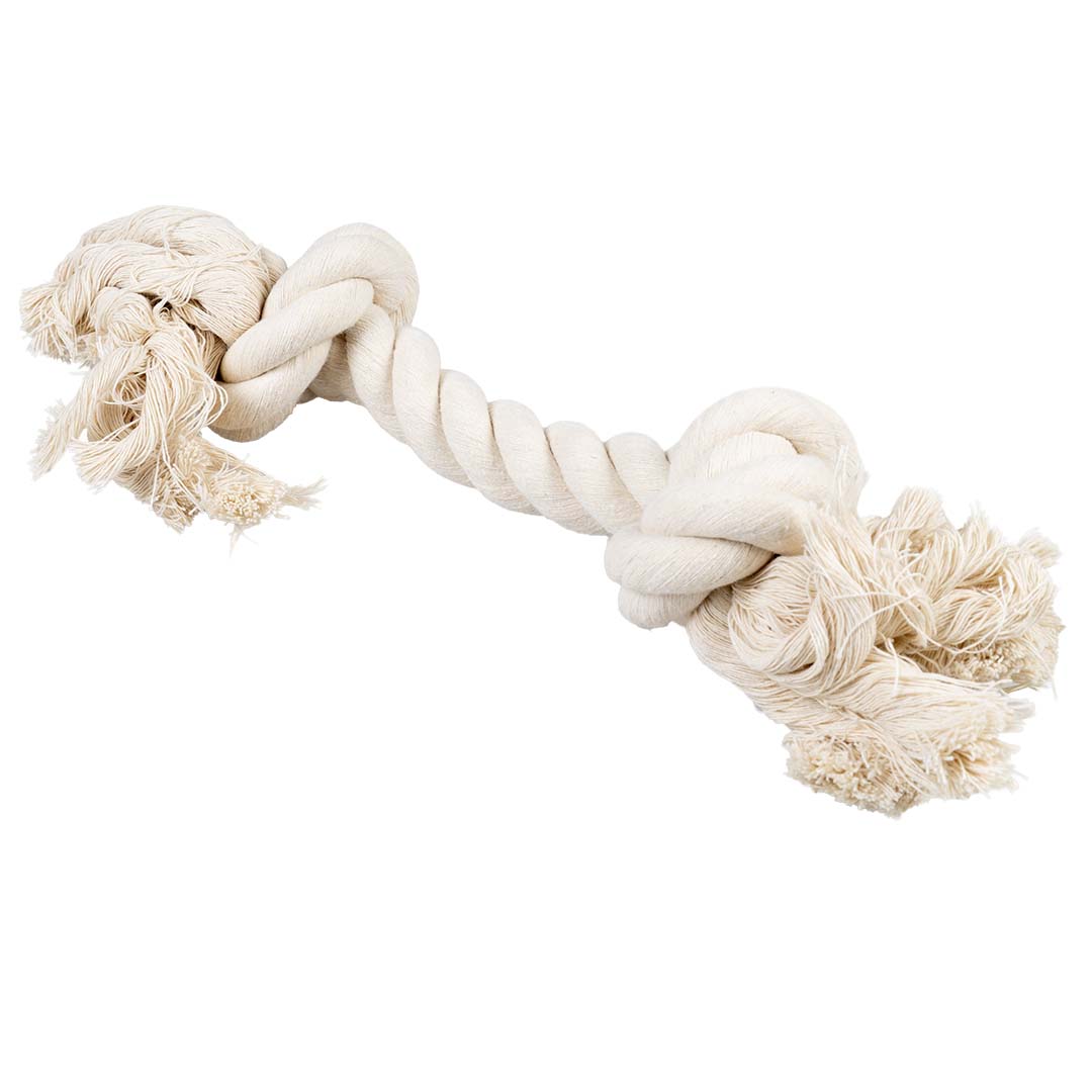 ECO Cotton touw met 2 knopen Wit - <Product shot>