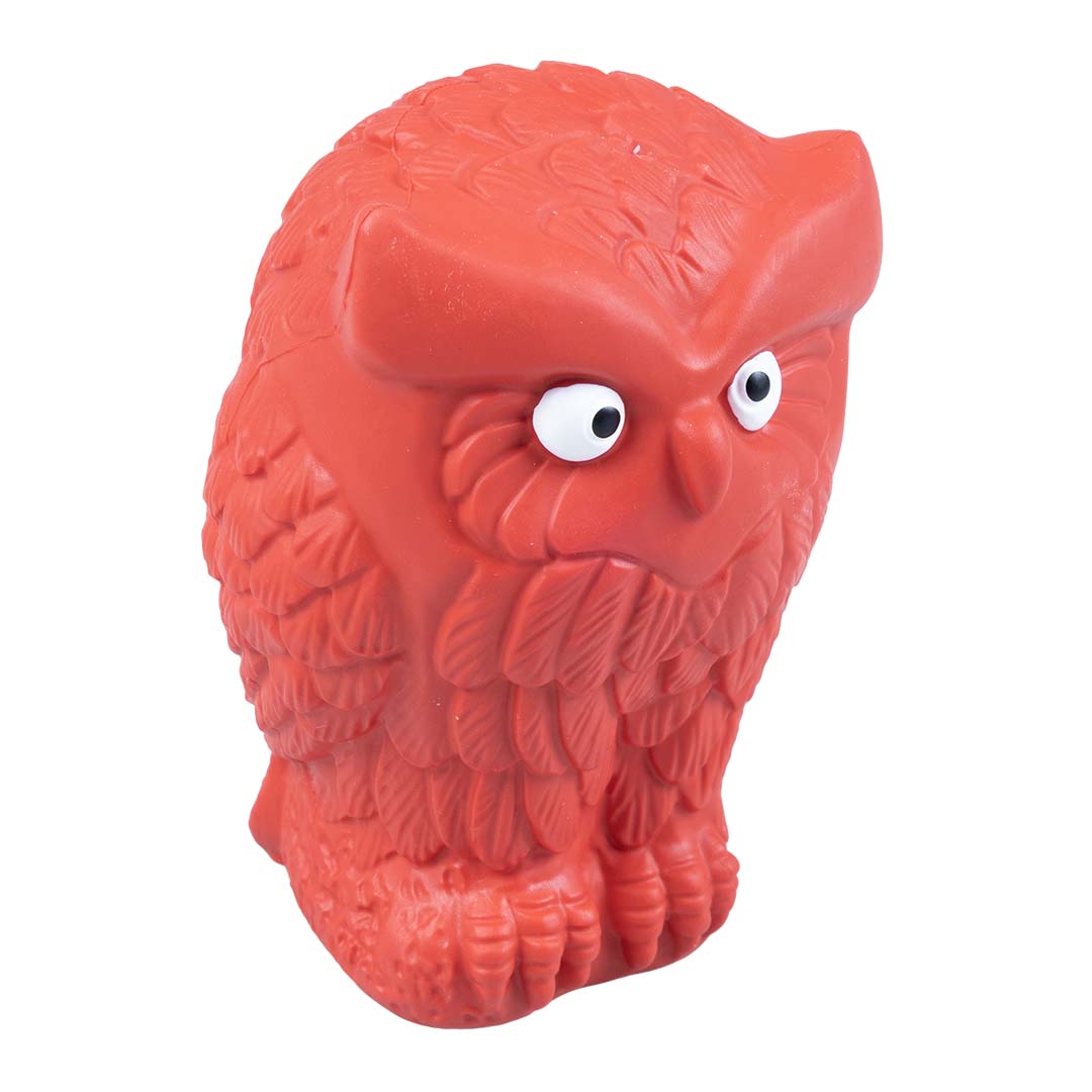 Kauspielzeug Griplay Eule Rot - Product shot
