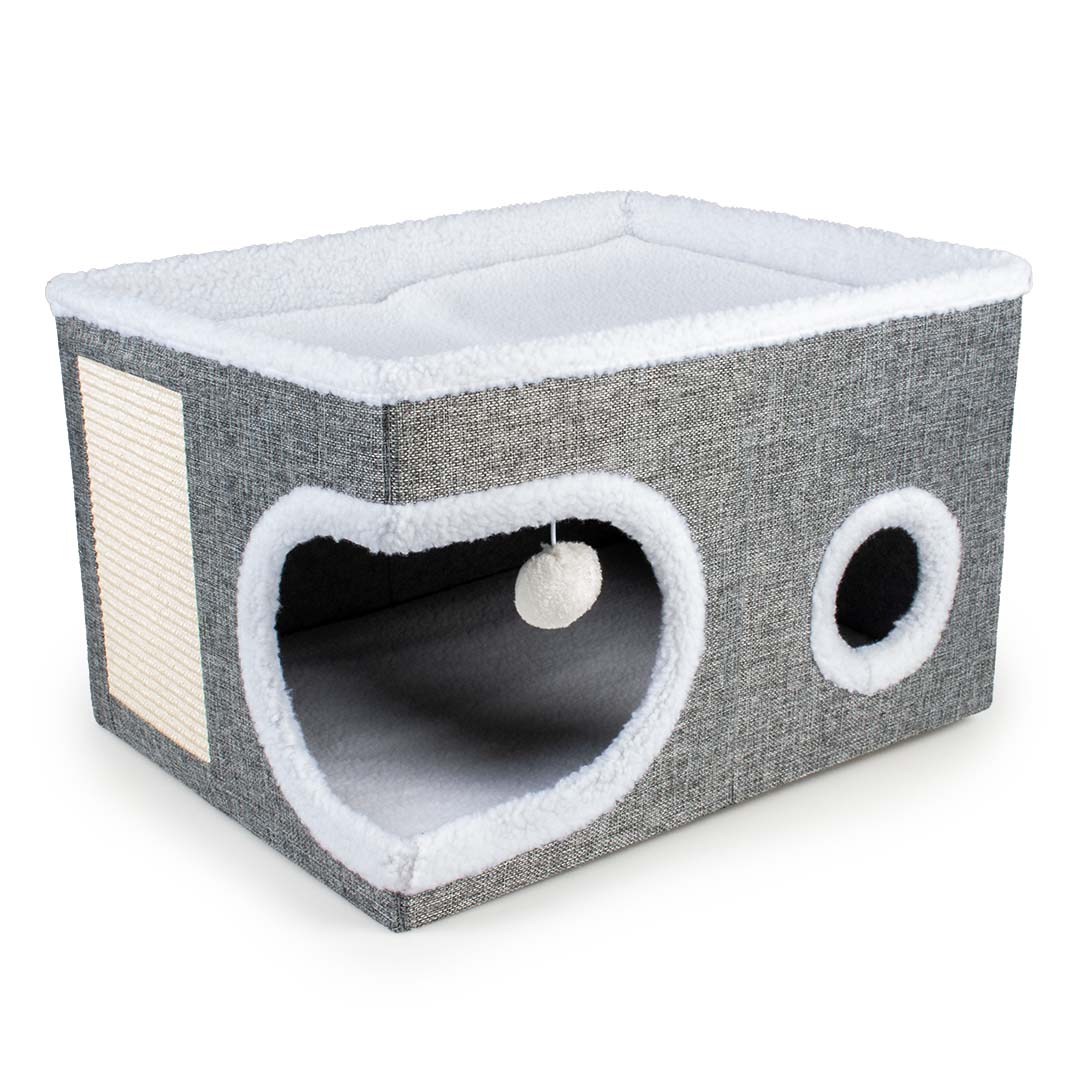 Kattenkrabhuisje Greg Grijs - Product shot