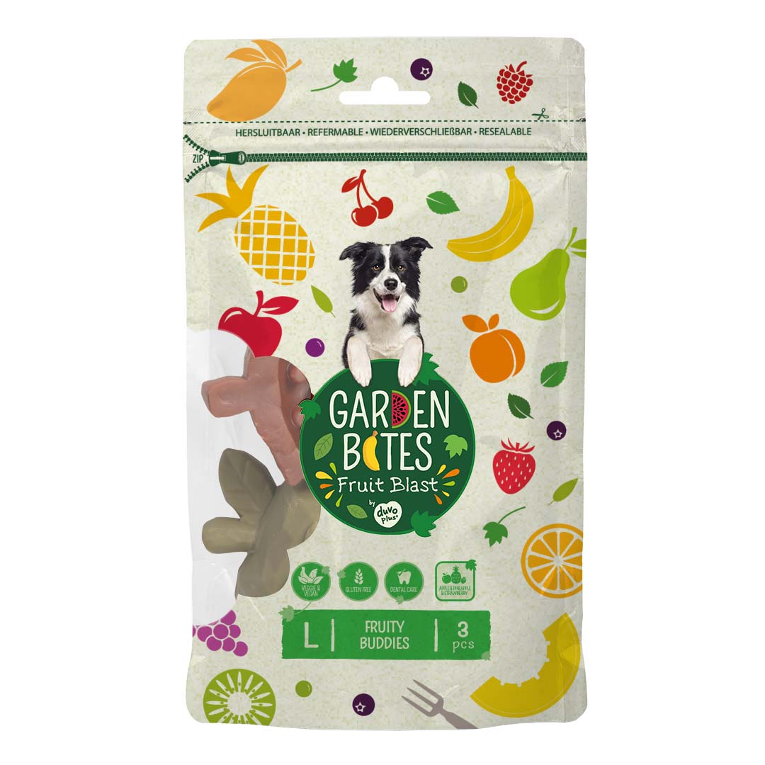 Garden Bites Fruity buddies - Facing
