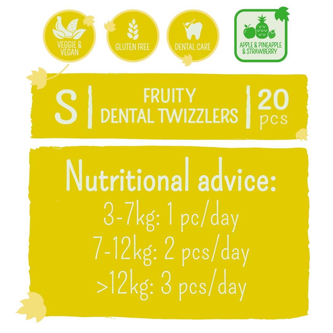 Garden Bites Fruity dental twizzlers - Technische tekening