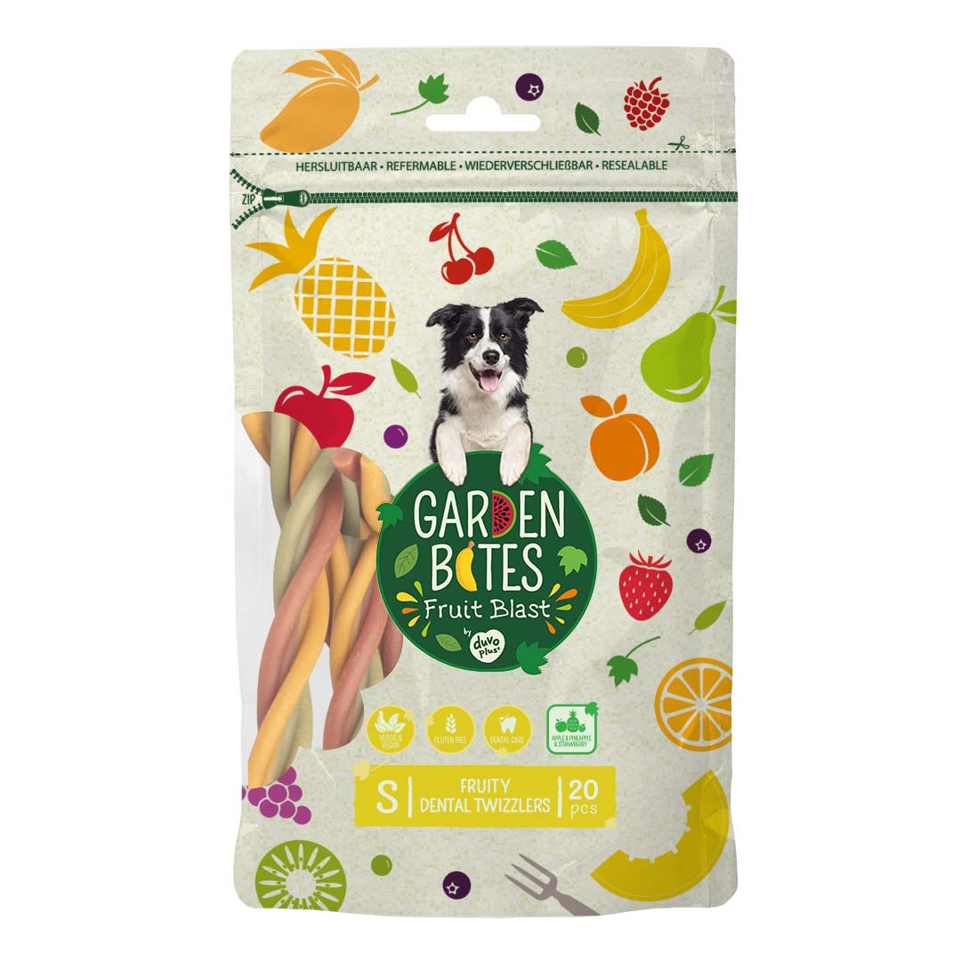 Garden Bites Fruity dental twizzlers - Facing