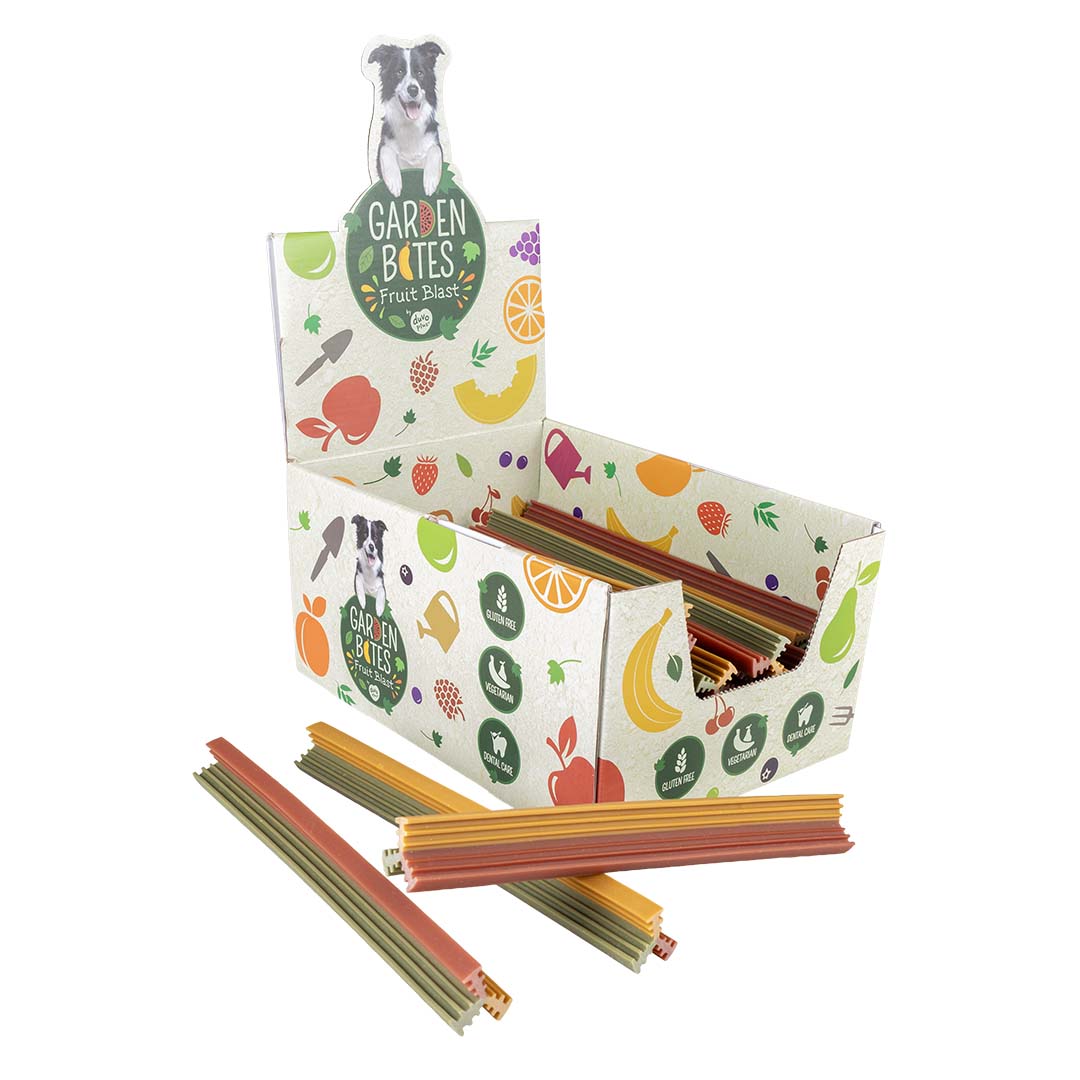 Garden Bites Fruity dental groovies - <Product shot>