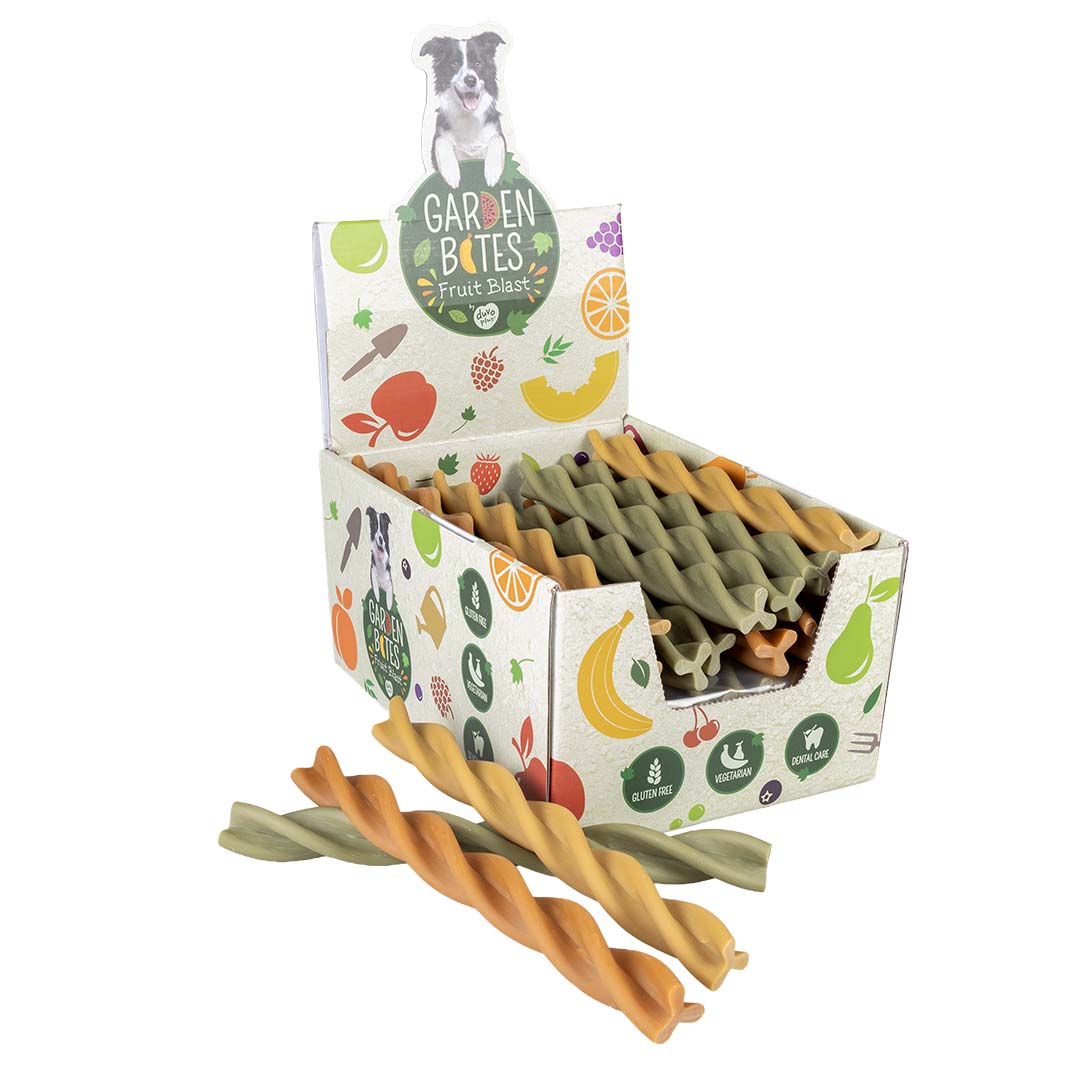 Garden Bites Fruity dental swirls Gemengde kleuren - <Product shot>