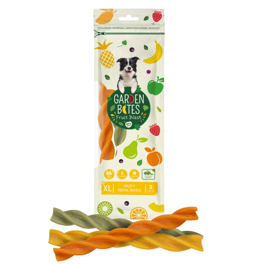 Garden Bites Fruity dental swirls Gemengde kleuren - <Product shot>