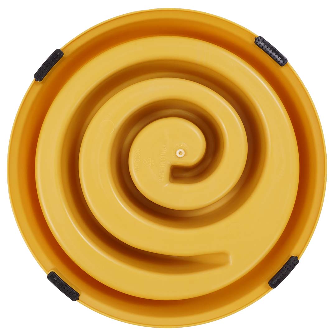 Slow down feeder swirl Yellow - Detail 2