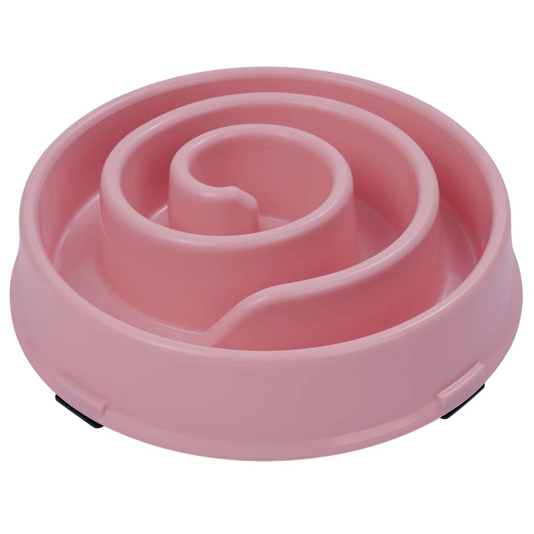 Anti-Schlingnapf Wirbel Rosa - Product shot