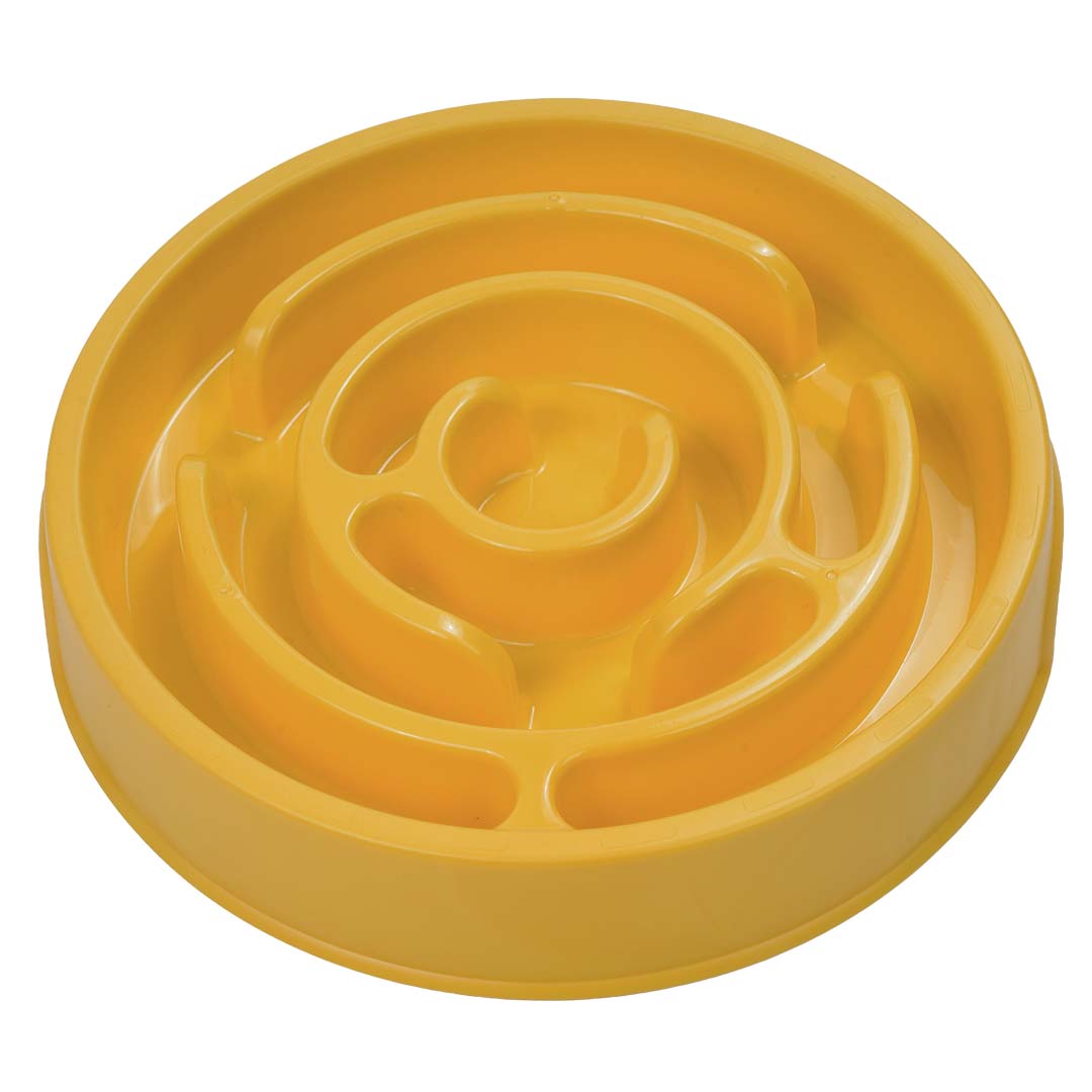 Anti-schrok voerbak ring Geel - Product shot