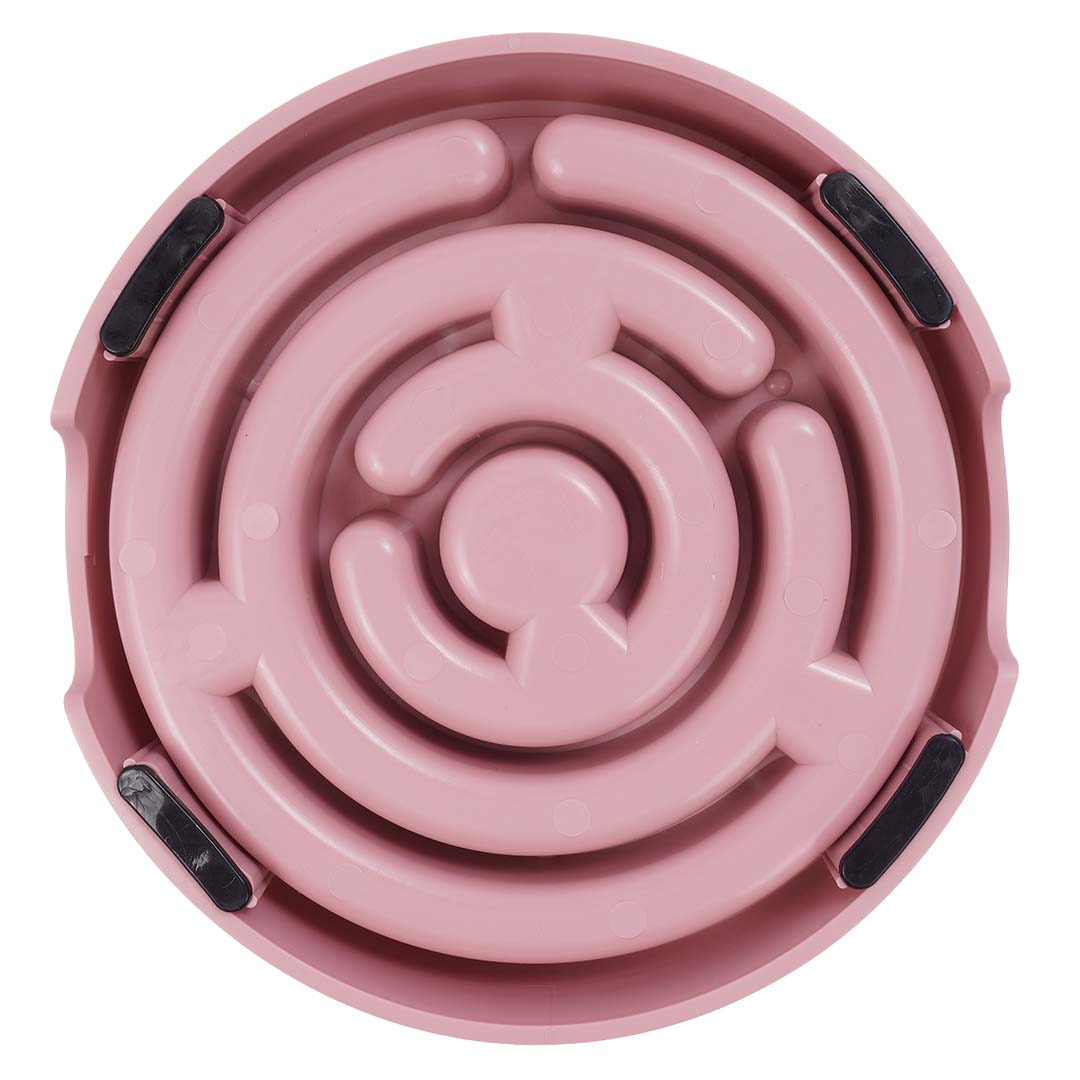Anti-schrok voerbak ring Roze - Detail 2