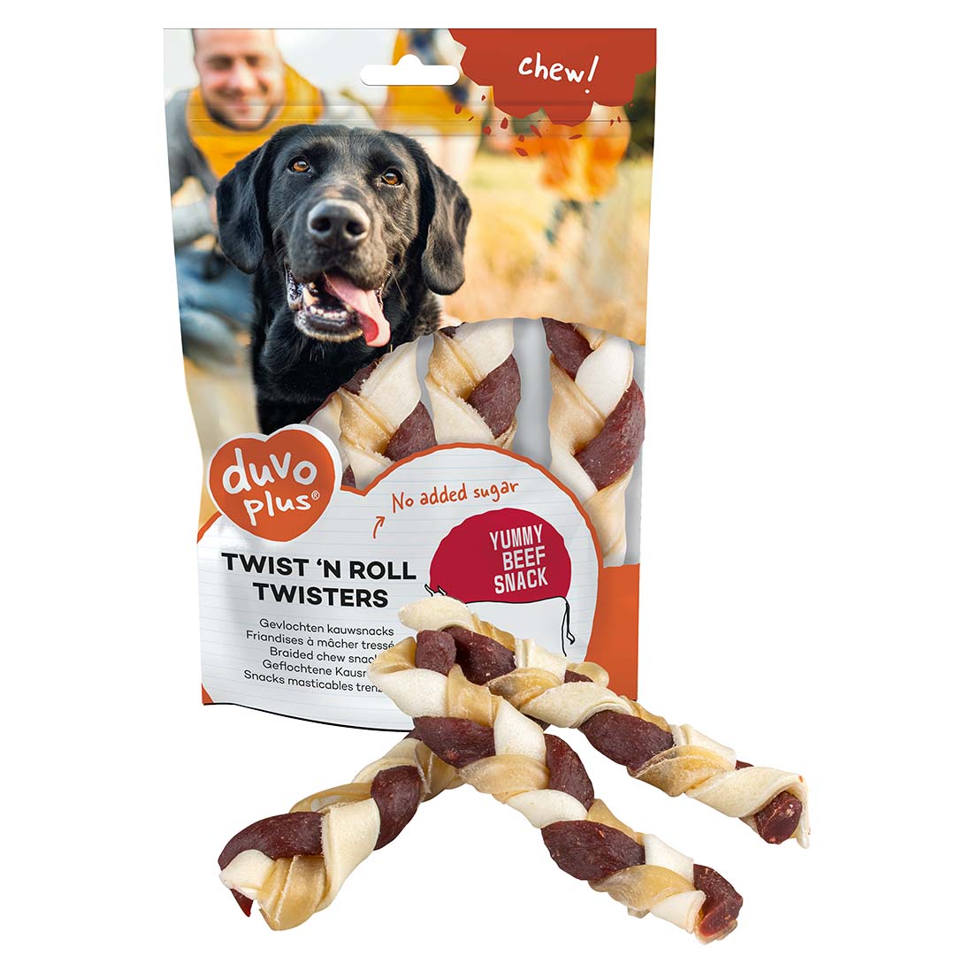 Chew! twist `n roll twisters beef - <Product shot>
