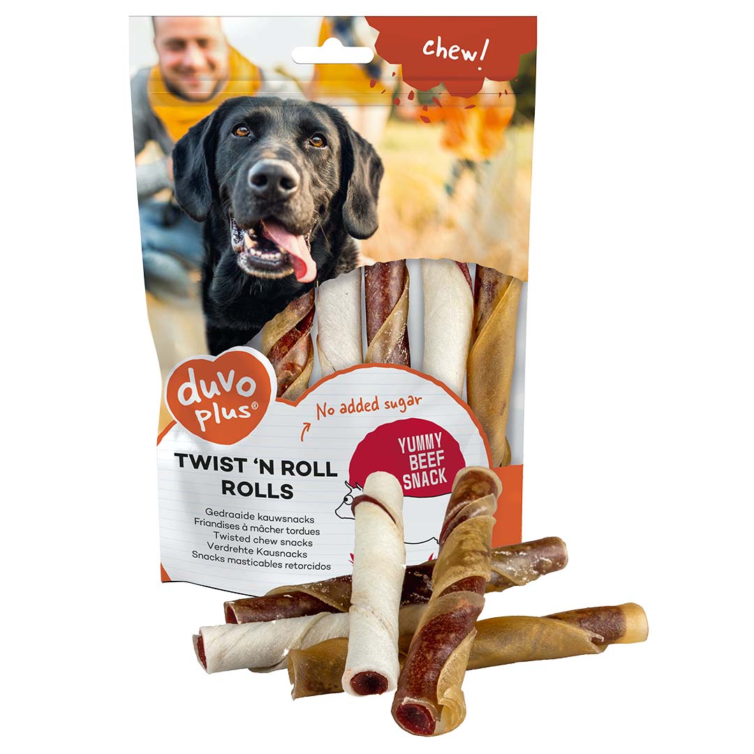 chew! Twist `n Roll Rolls Rind - Product shot