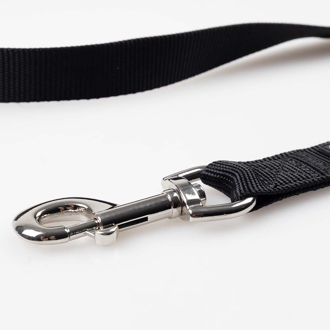 Leine Duo Classic Schwarz - Detail 1