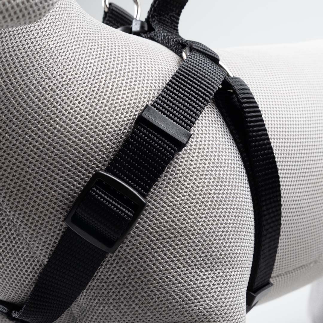 Harnas Step in Classic Zwart - Detail 3