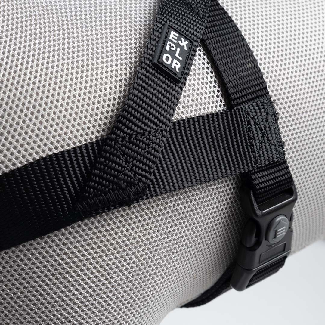 Harnas Chest Classic Zwart - Detail 3