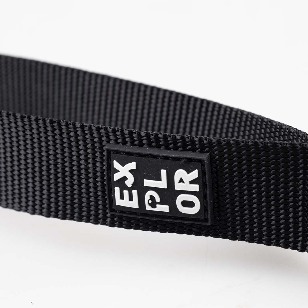 Leine kurz Classic Schwarz - Detail 1
