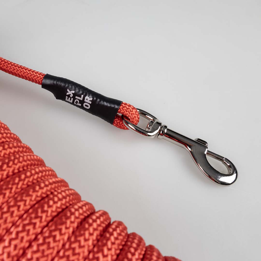 Leine Trackingleine rund Classic Rot - Detail 1