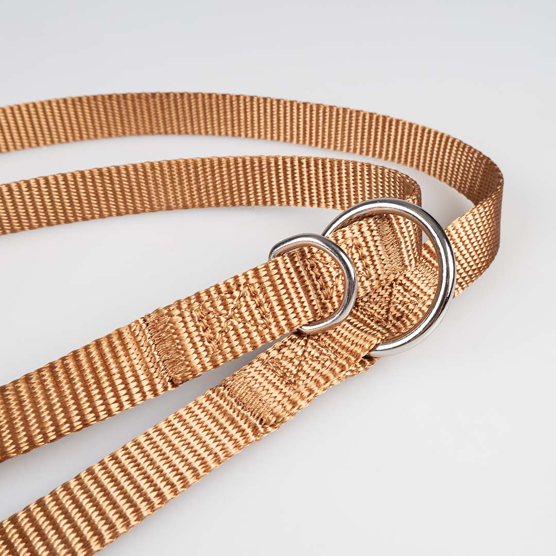 Laisse Duo Fashion Brun - Detail 1