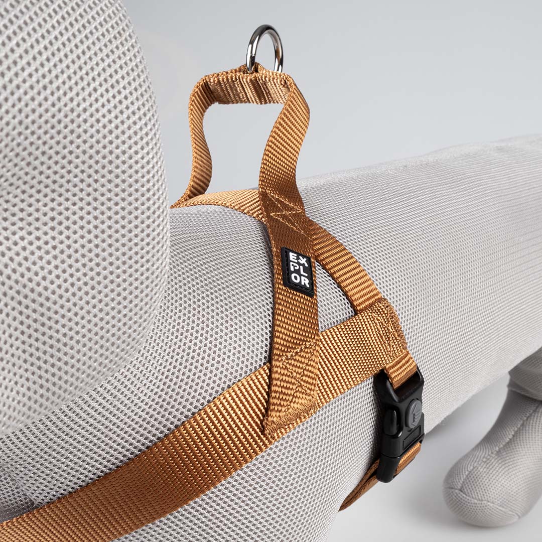 Harnas Chest Fashion Bruin - Detail 2