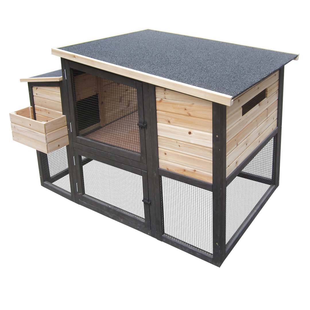 Woodland Design clapier Bunny Barn Couleur bois - Product shot