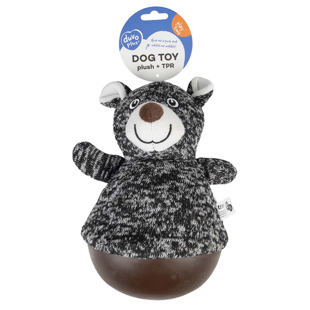 Knuffelspeeltje Tumbly beer Zwart - Verpakkingsbeeld